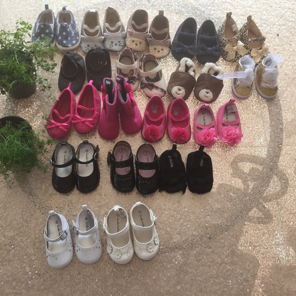 Bundle Baby Girl Shoes Sizes 1-3